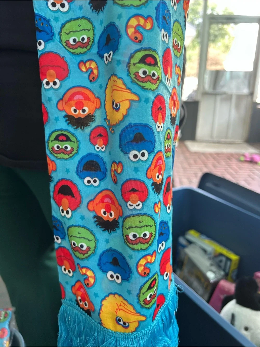 Sesame Street bright blue